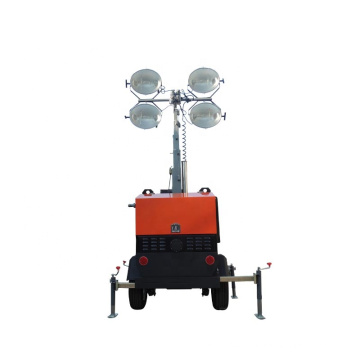 Portable Mobile Led Solar Lighting Tower High Mast Machine for Outdoor Construction Work